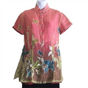 OILILY Linen Blend Blouse